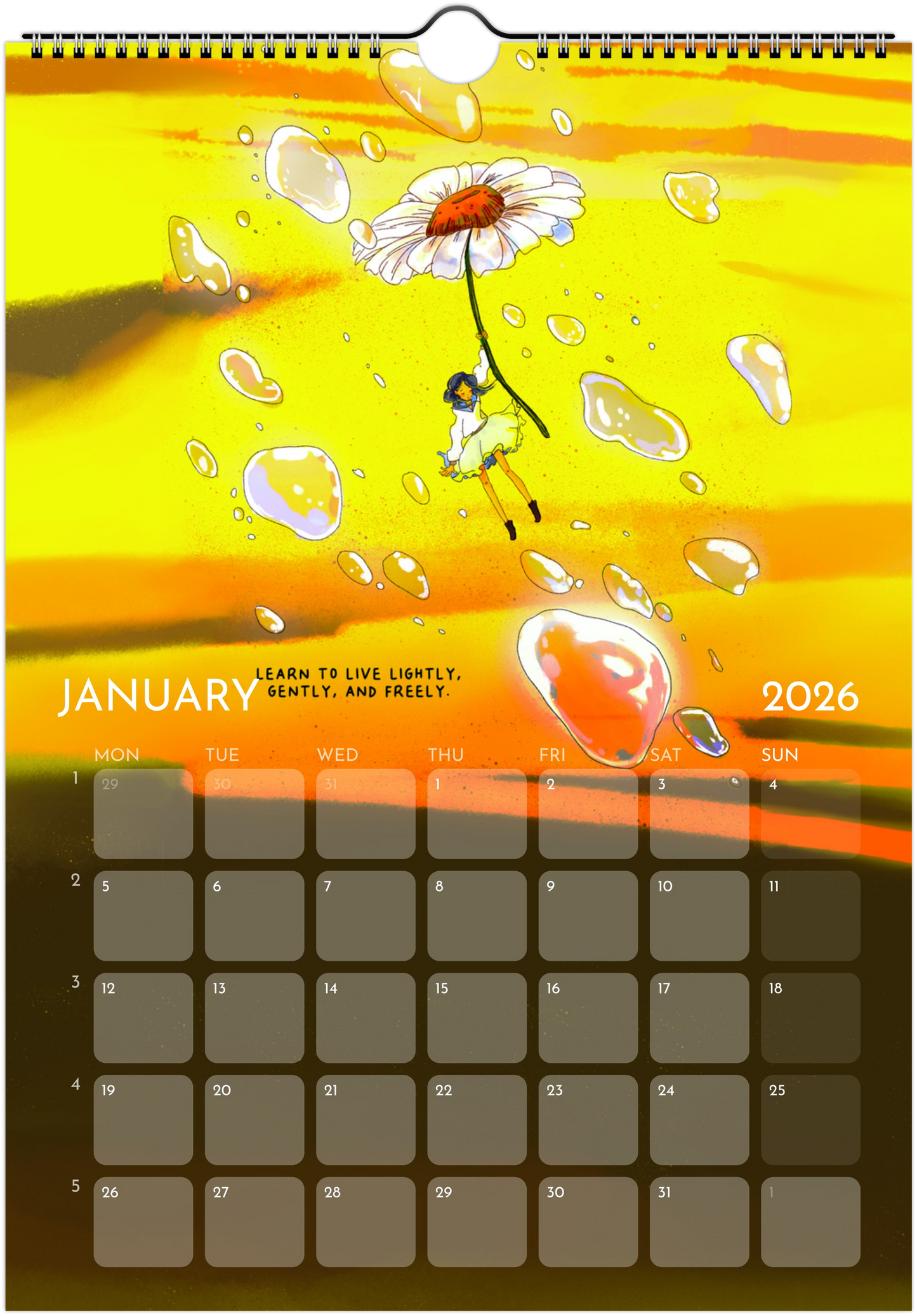 2026 Digital Art Calendar (Downloadable)