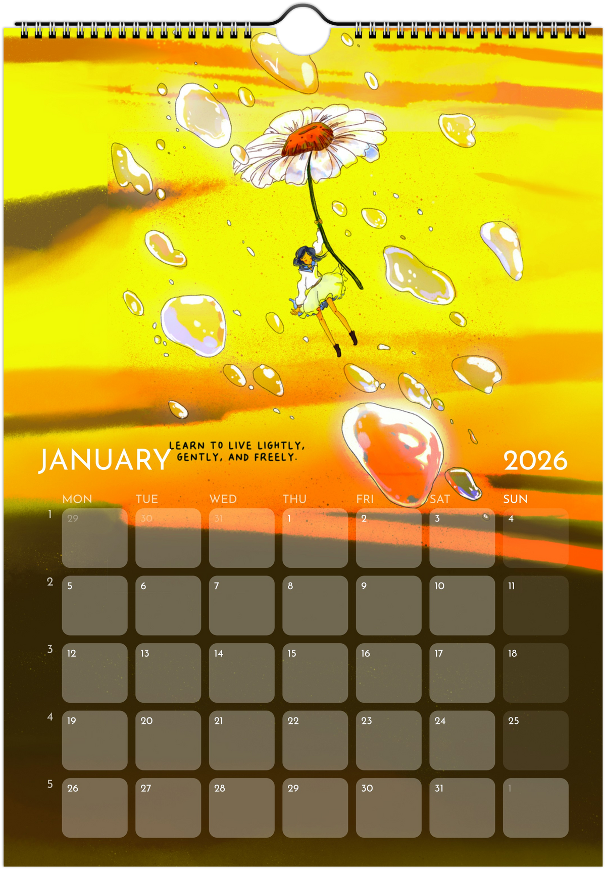 2026 Digital Art Calendar (Downloadable)