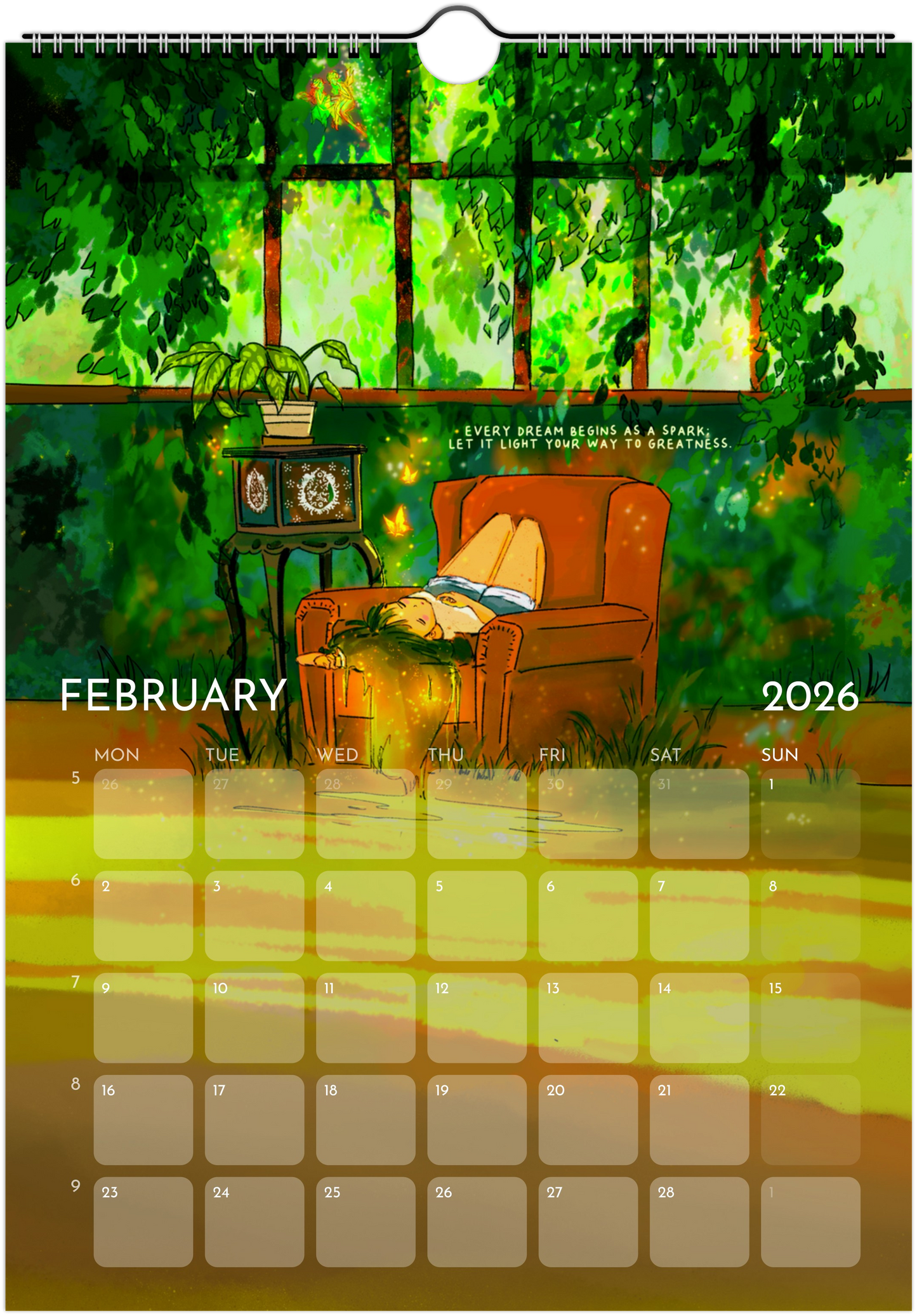 2026 Digital Art Calendar (Downloadable)