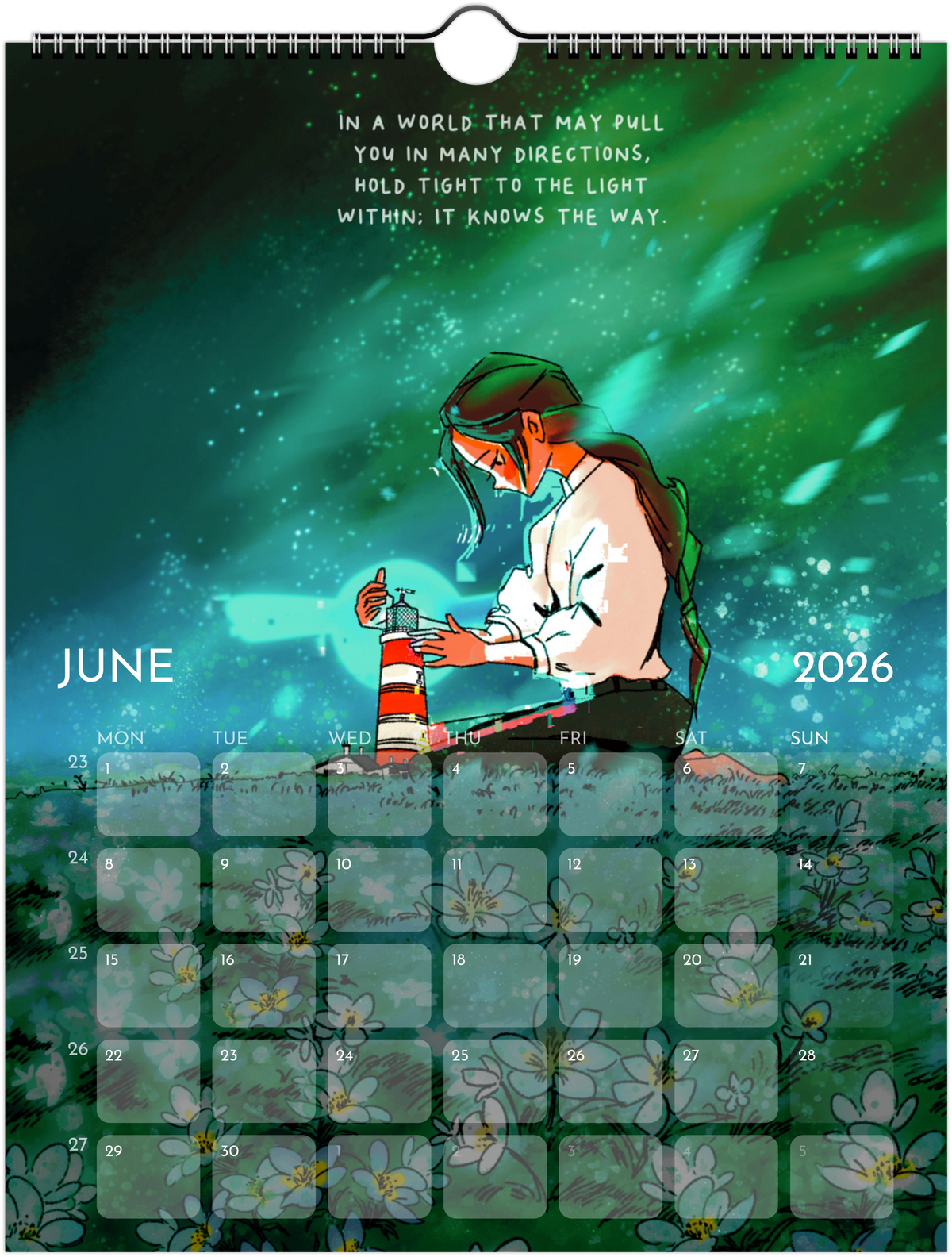 2026 Digital Art Calendar (Downloadable)