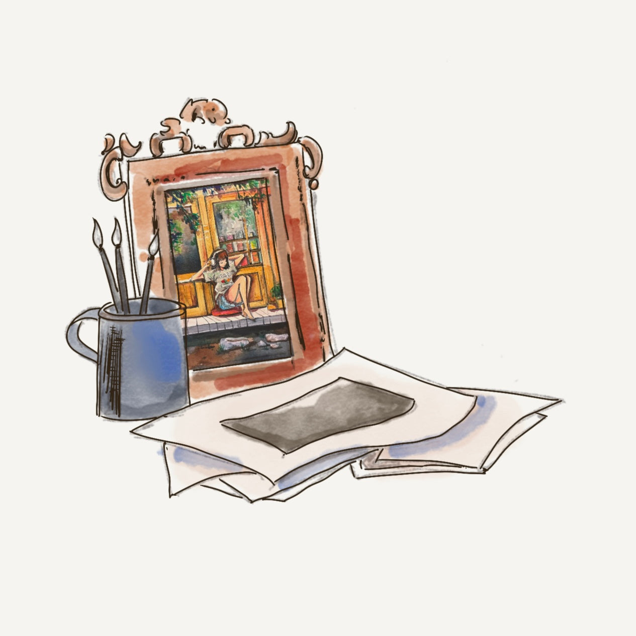 Watercolour Wall Art