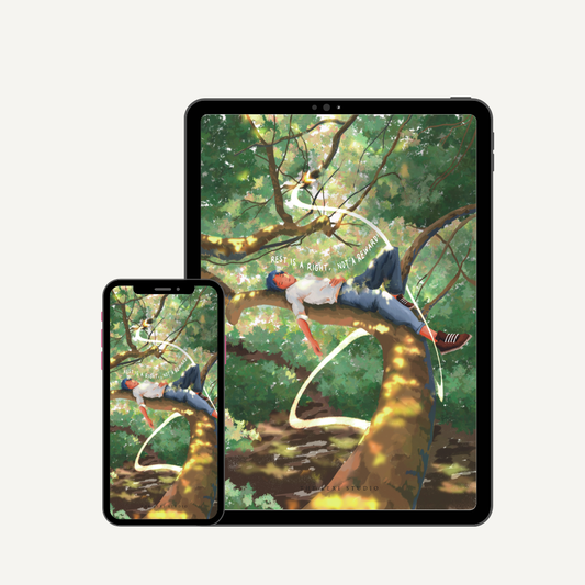 Rest is A Right | Wallpaper