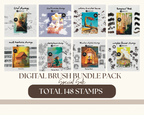 [148 Stamps] Digital Brush Stamp Bundle Value Pack