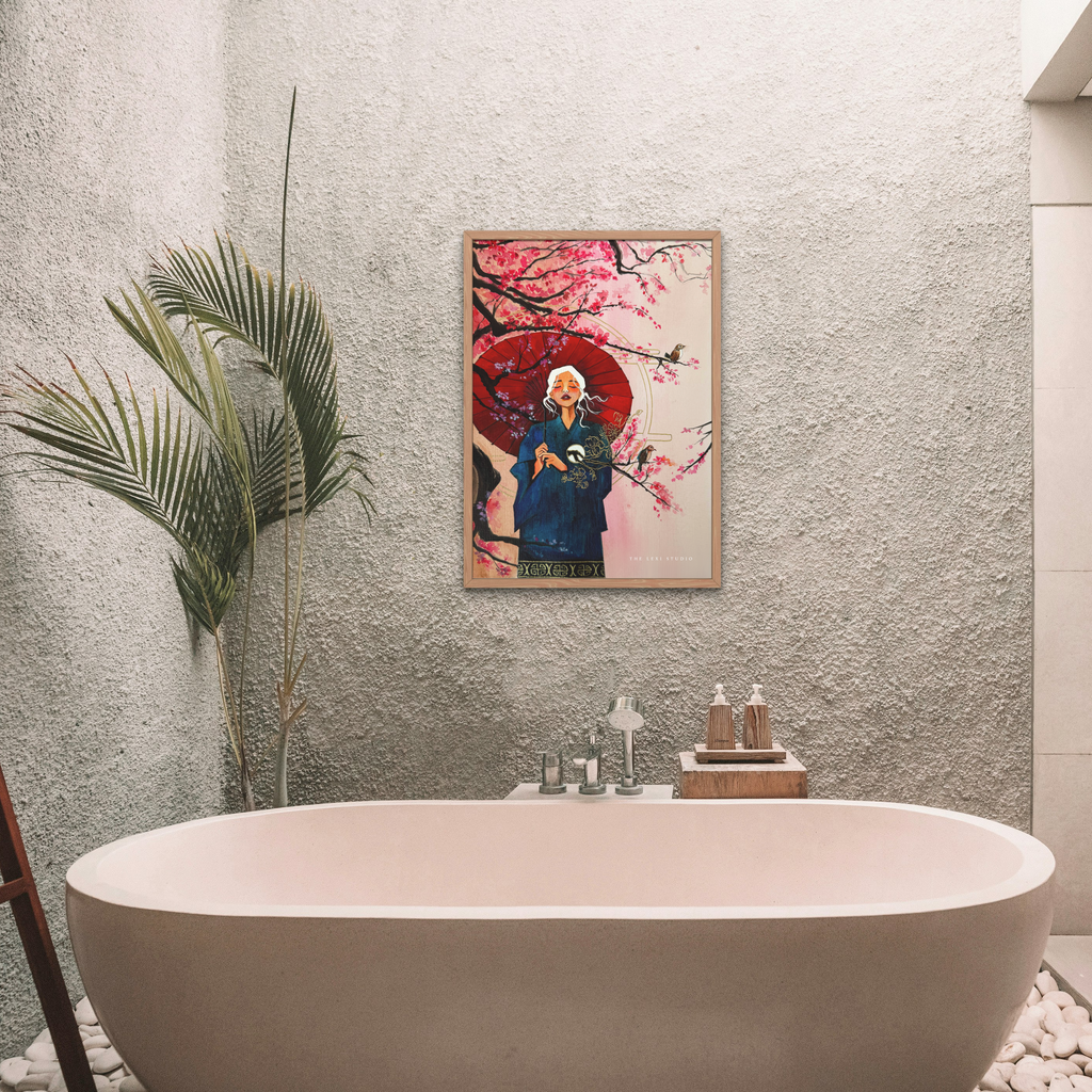 The Bloomer | Watercolour Wall Art