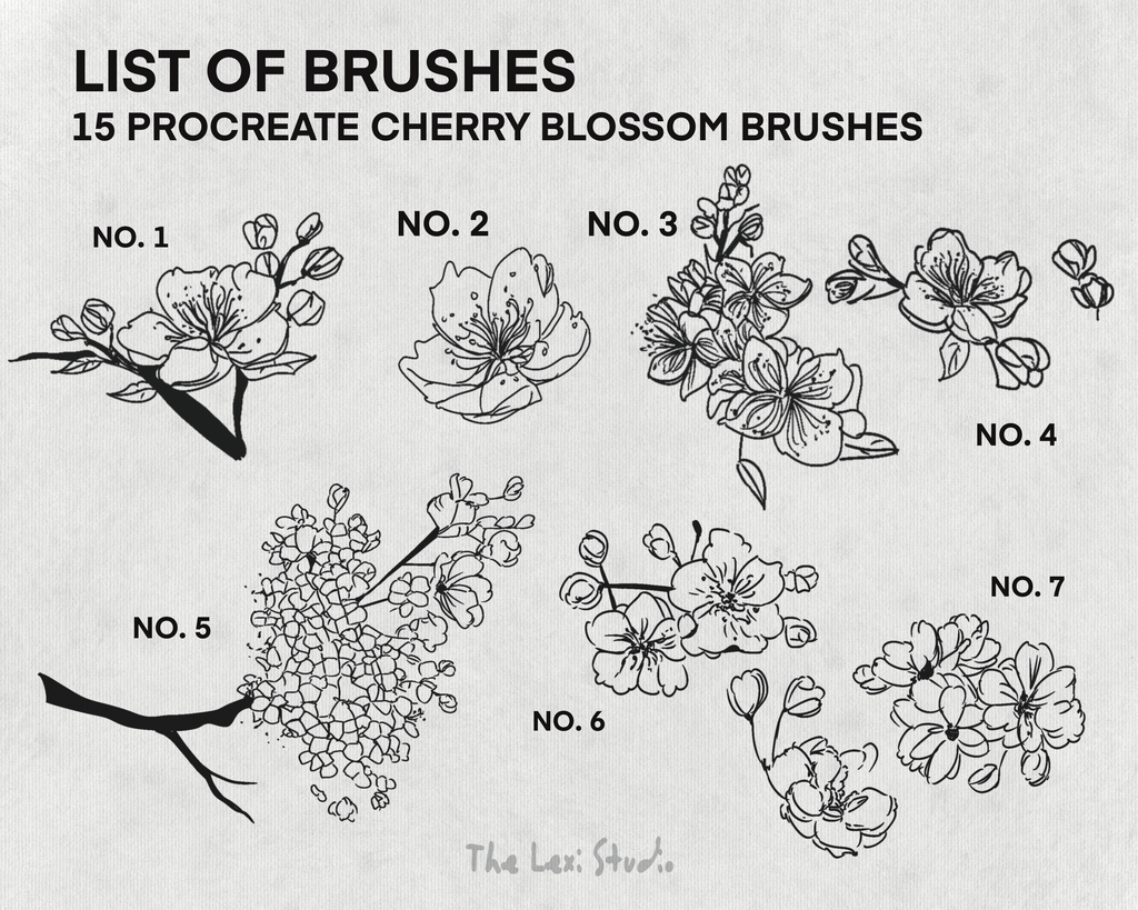 [148 Stamps] Digital Brush Stamp Bundle Value Pack
