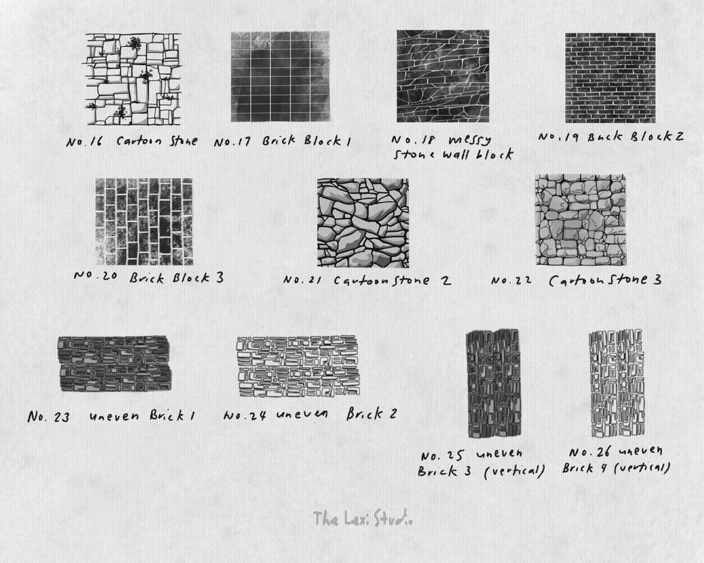 [148 Stamps] Digital Brush Stamp Bundle Value Pack