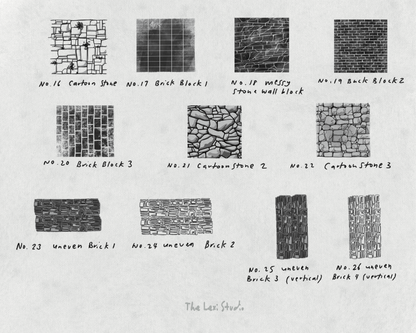 Wall Texture Brush [26 Stamps]