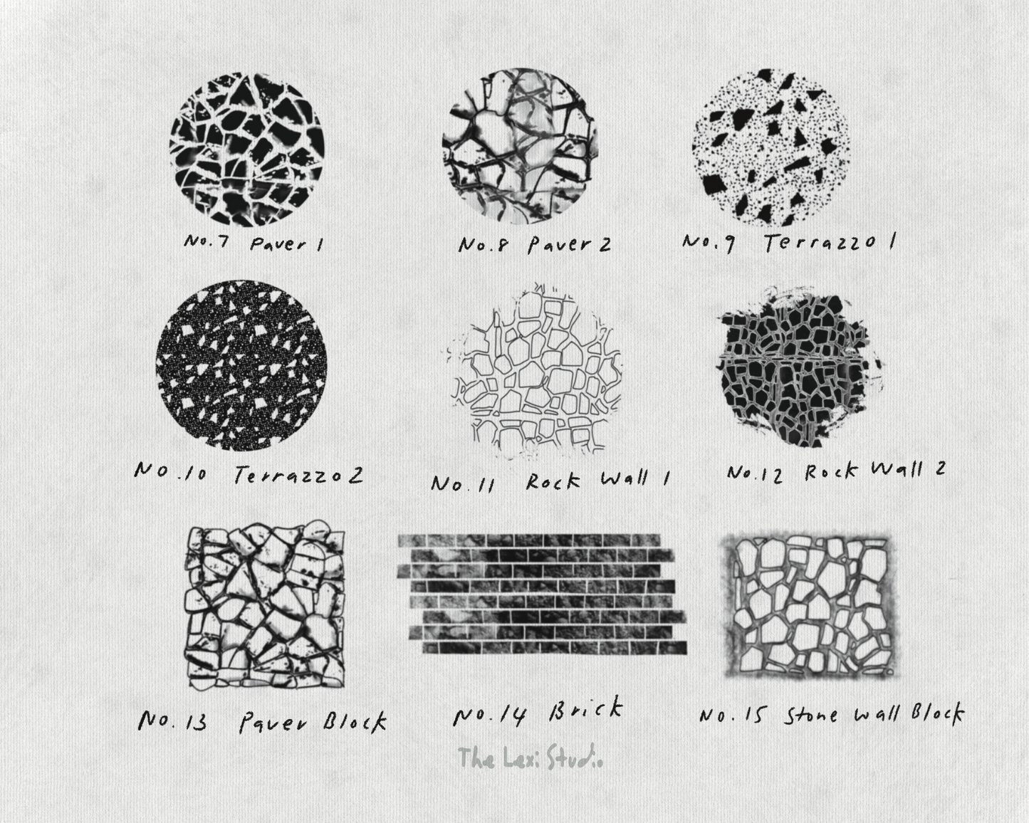 Wall Texture Brush [26 Stamps]