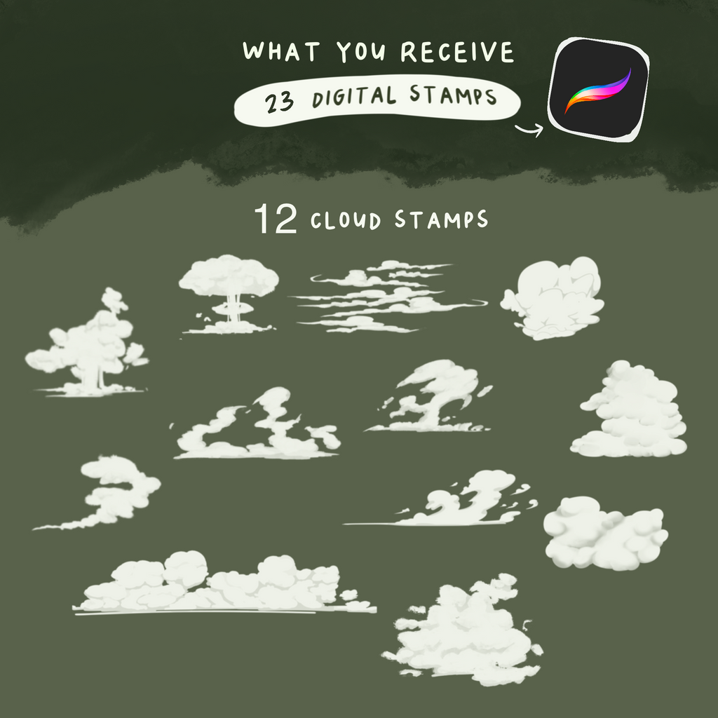 [148 Stamps] Digital Brush Stamp Bundle Value Pack