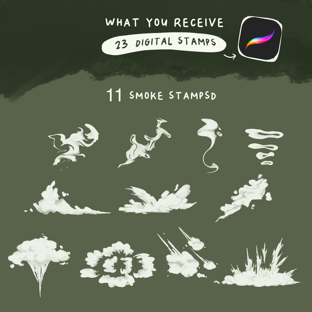 [148 Stamps] Digital Brush Stamp Bundle Value Pack