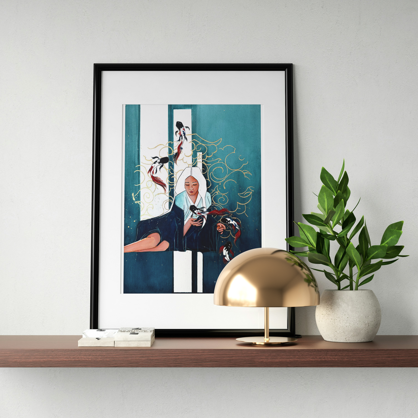 Koi | Watercolour Wall Art