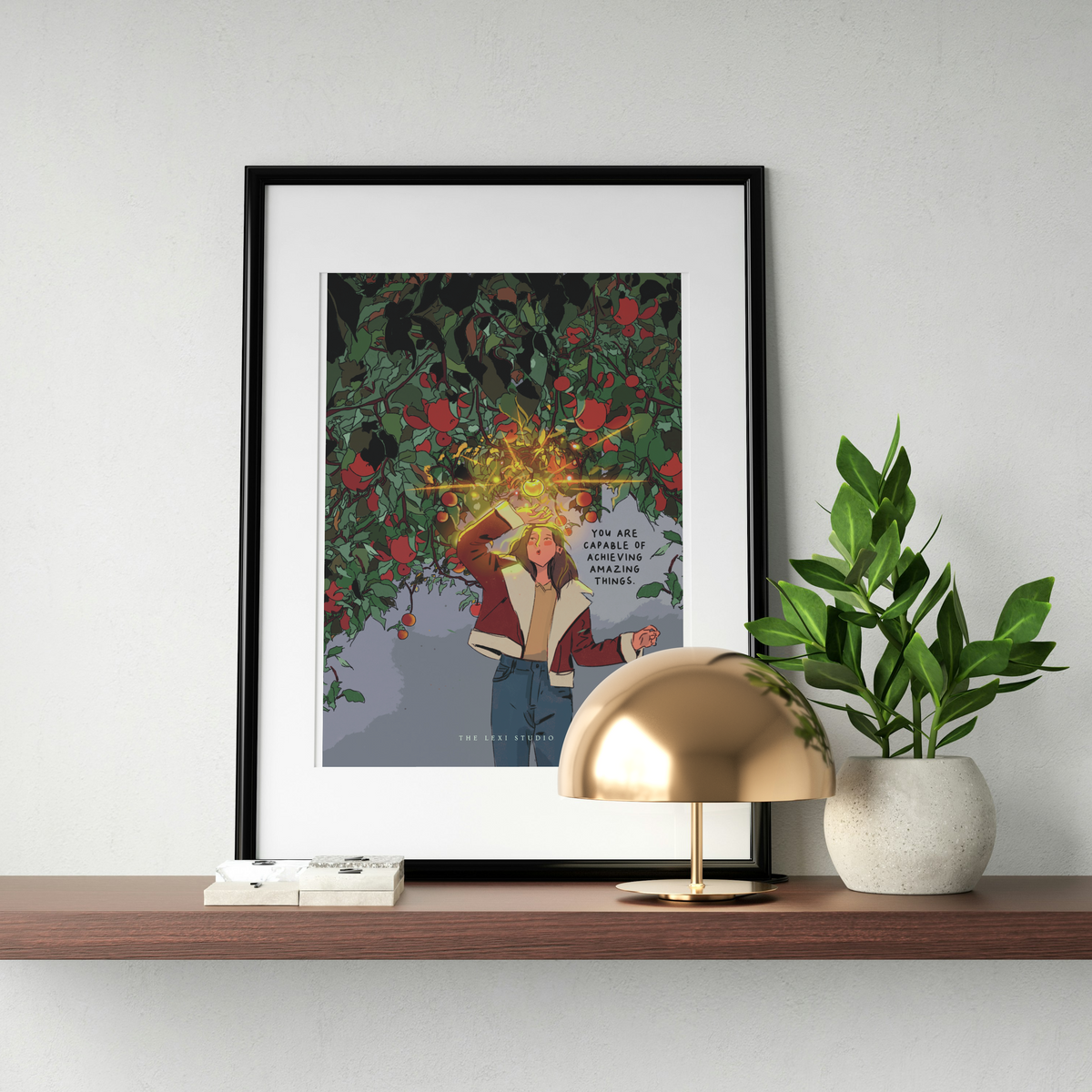 Golden Apple | Wall Art