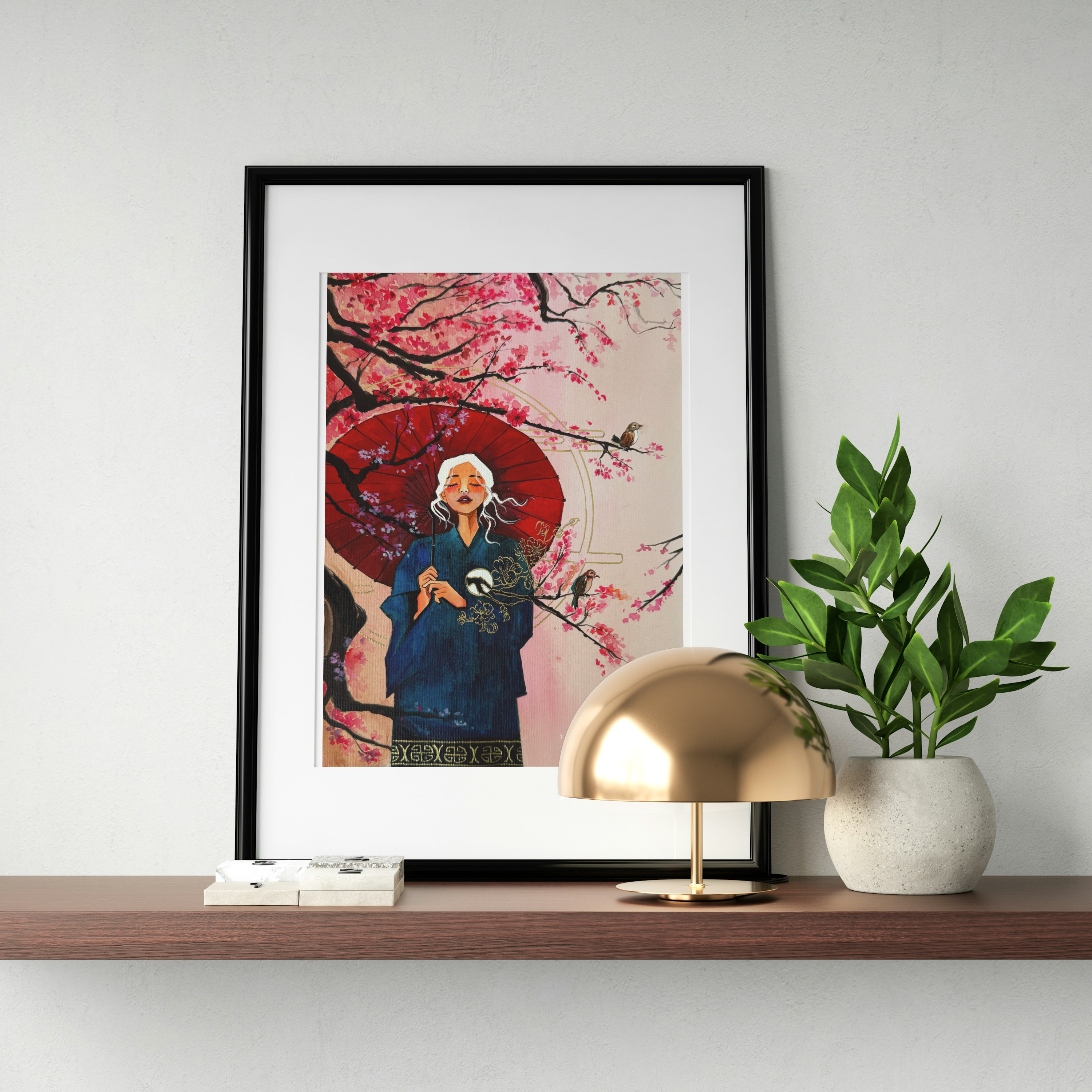 The Bloomer | Watercolour Wall Art