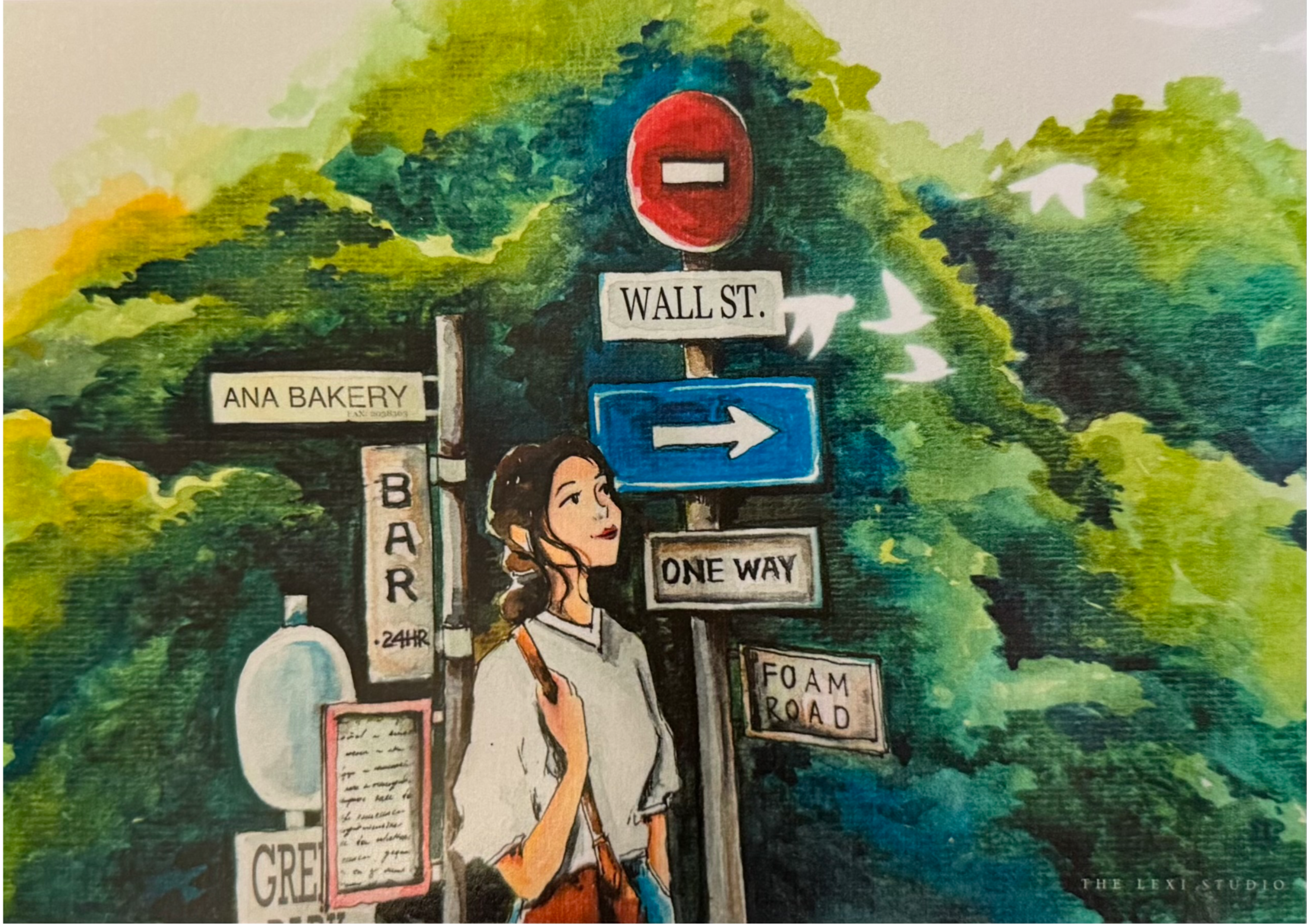 Signs of Life | Watercolour Wall Art