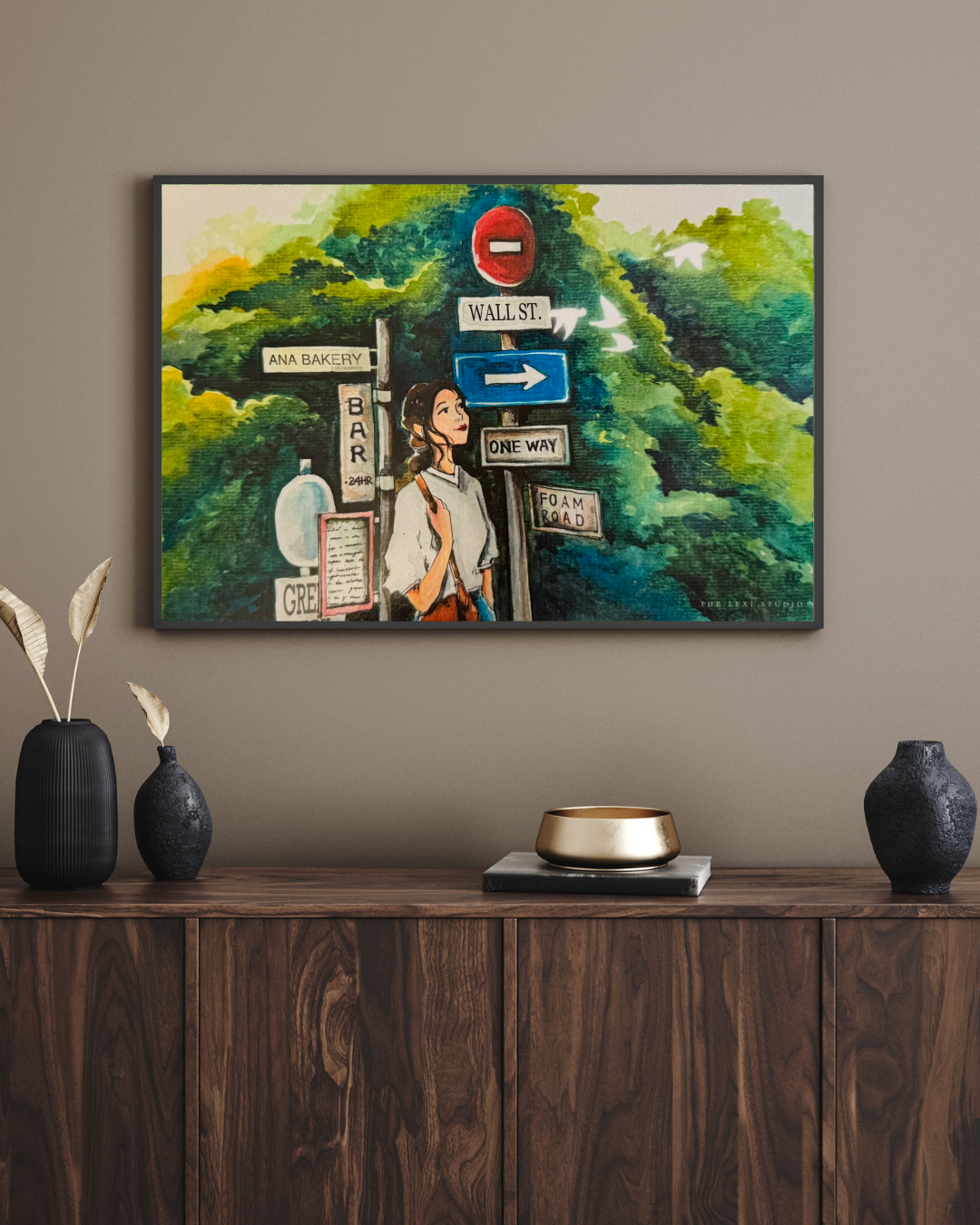Signs of Life | Watercolour Wall Art