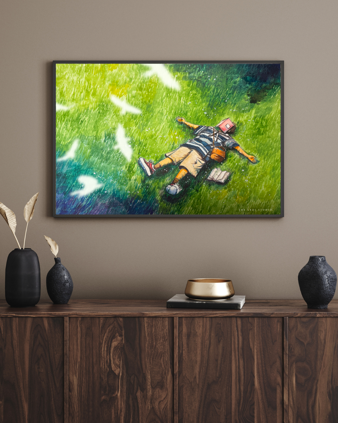 Rest and Heal | Watercolour Wall Art