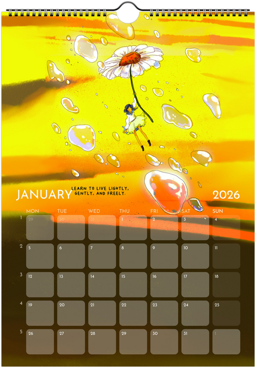 2026 Digital Art Calendar (Downloadable)