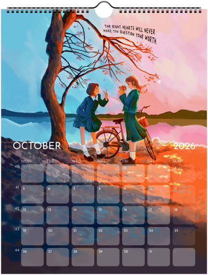 2026 Digital Art Calendar (Downloadable)