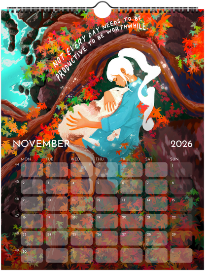 2026 Digital Art Calendar (Downloadable)