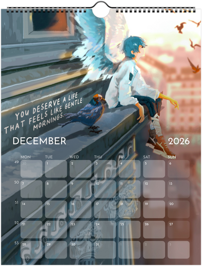 2026 Digital Art Calendar (Downloadable)