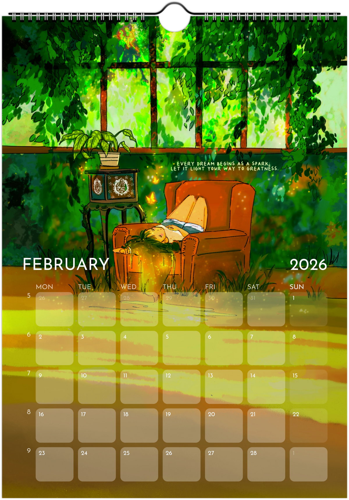 2026 Digital Art Calendar (Downloadable)
