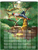 2026 Digital Art Calendar (Downloadable)