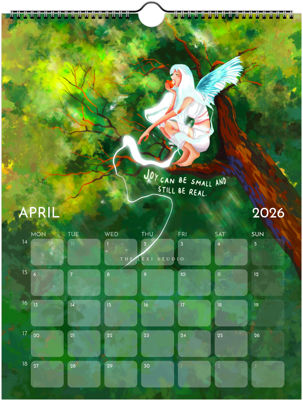 2026 Digital Art Calendar (Downloadable)