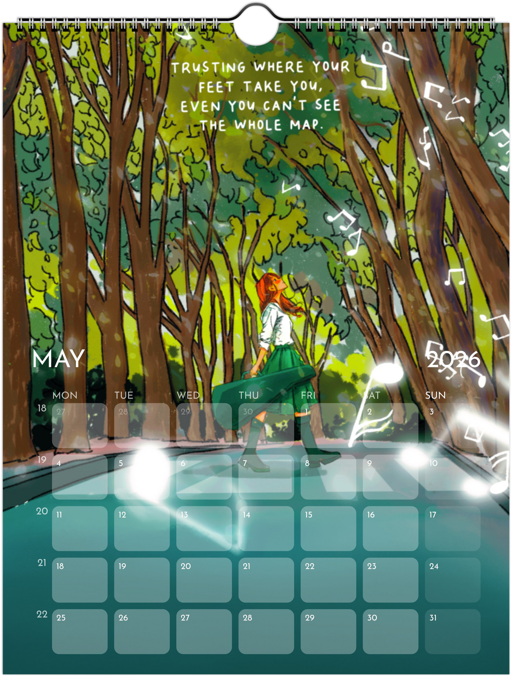 2026 Digital Art Calendar (Downloadable)
