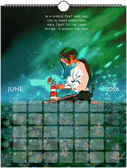 2026 Digital Art Calendar (Downloadable)