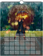 2026 Digital Art Calendar (Downloadable)