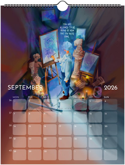 2026 Digital Art Calendar (Downloadable)